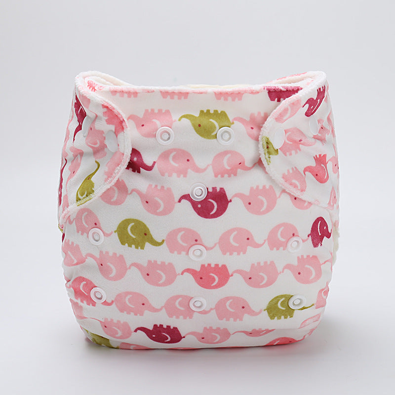 Cartoon Cloth Diaper Pants