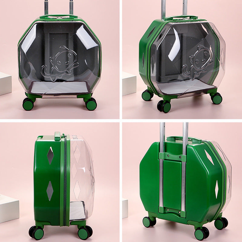 Bag Pet Trolley Box Cat Go Out Portable