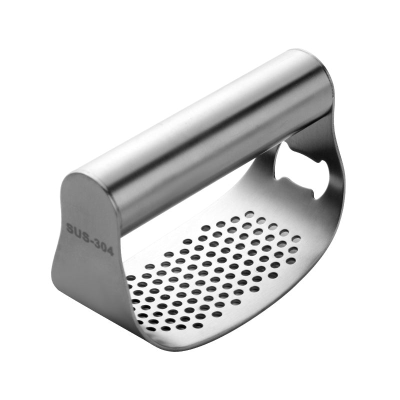 304 Stainless Steel Ring Garlic Press Household Small