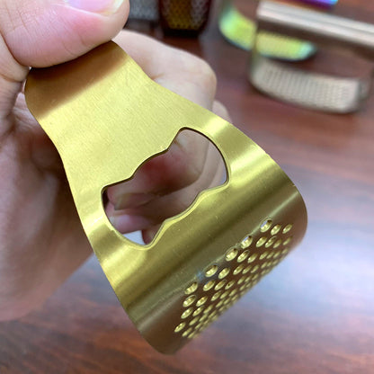 304 Stainless Steel Ring Garlic Press Household Small