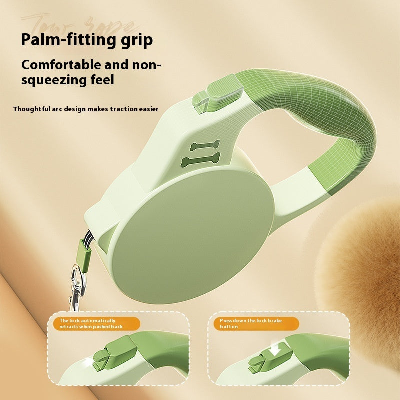 Handheld Pet and Holding Rope Small And Medium-sized Dogs Automatic Retractable