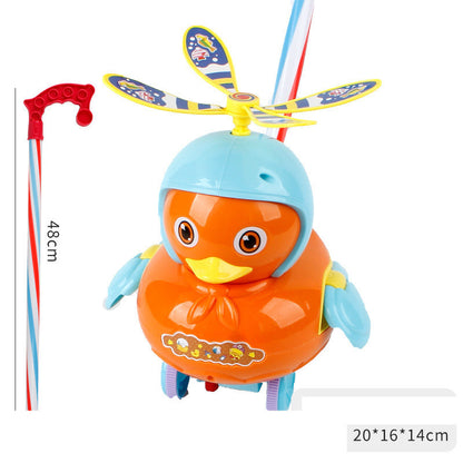 Baby Toddler Trolley Toy Single Pole Boy Girl Push Airplane Pegasus