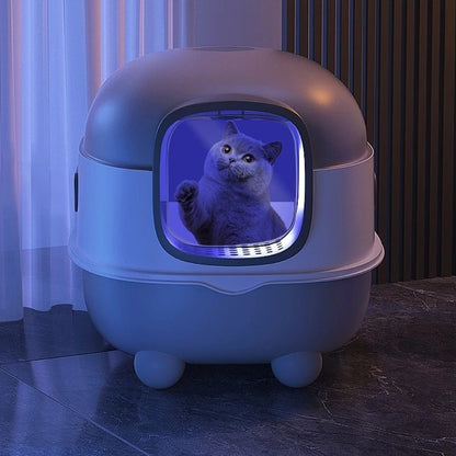 Litter Box Fully Enclosed Oversized UV Sterilization