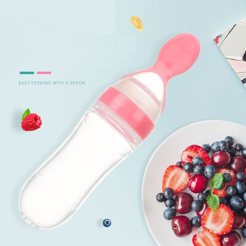 Newborn Silicone Baby Feeding Bottle