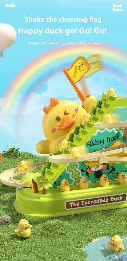 Children's Little Duck Slide Electric Suit Toys