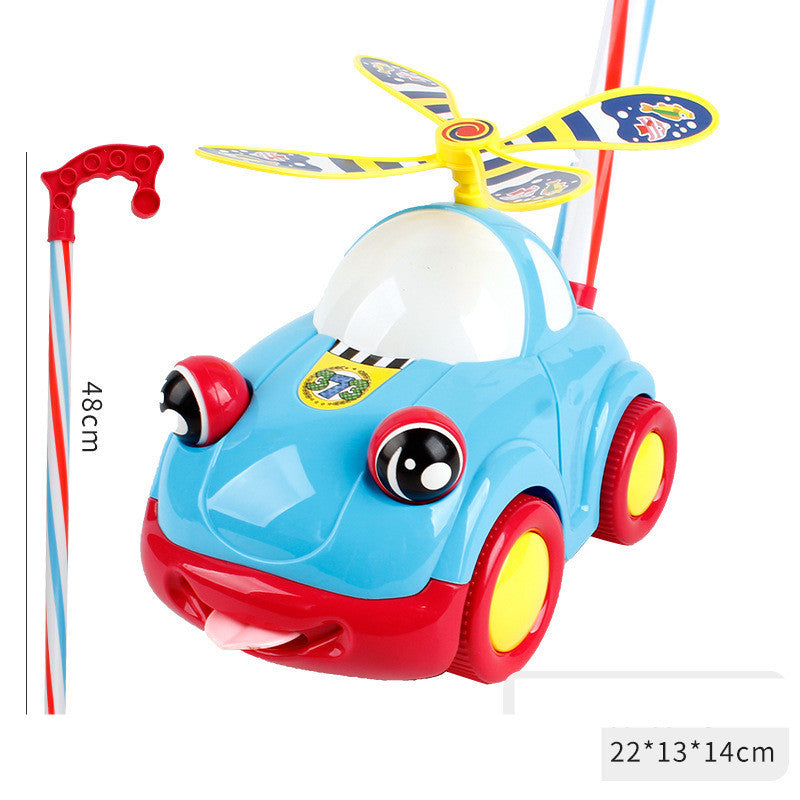 Baby Toddler Trolley Toy Single Pole Boy Girl Push Airplane Pegasus