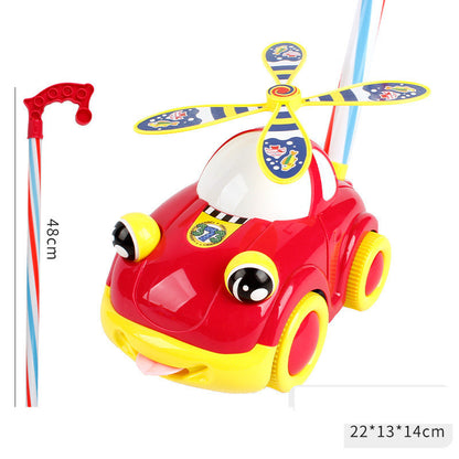 Baby Toddler Trolley Toy Single Pole Boy Girl Push Airplane Pegasus