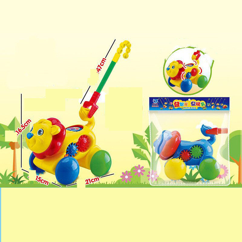 Baby Toddler Trolley Toy Single Pole Boy Girl Push Airplane Pegasus