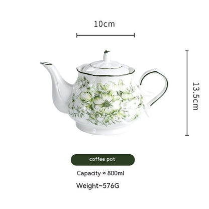 French Court Classical Retro Garden European Ceramic Dinner Plate