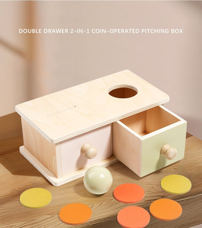 Children's Early Childhood Intelligence Development Coin Box Teaching Aids