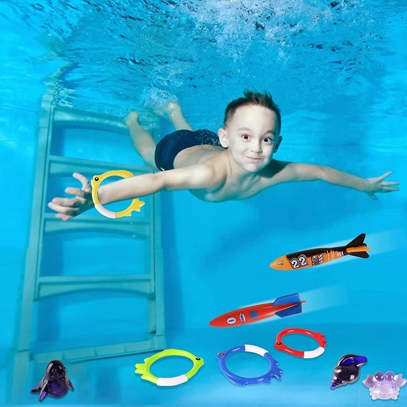 Diving Toys 20PCs Children's Swimming Pool Treasure Hunting Toys